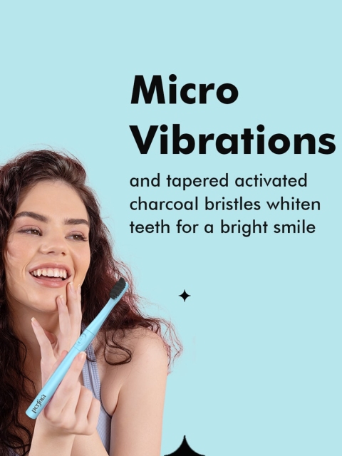 Perfora Set of 2 Electric Truth Toothbrush - Charcoal Grey & Ocean Blue - Image 5