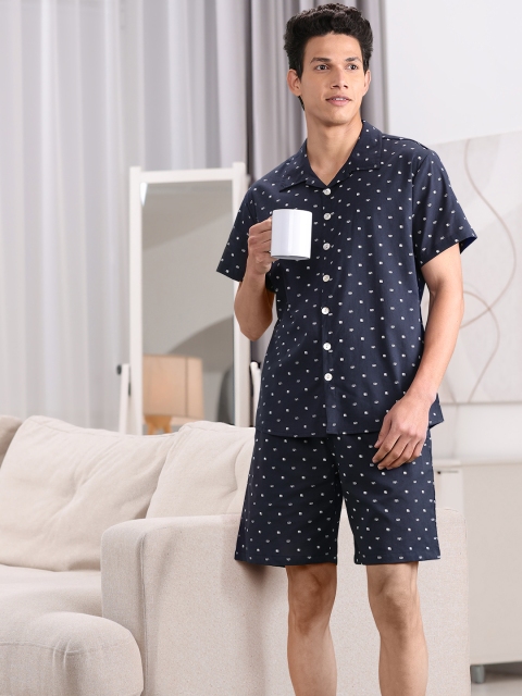 Sweet Dreams Geometric Printed Night Suit