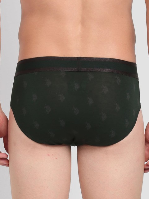U.S. Polo Assn. Men Printed Basic Briefs PB002-D07-PR - Image 2