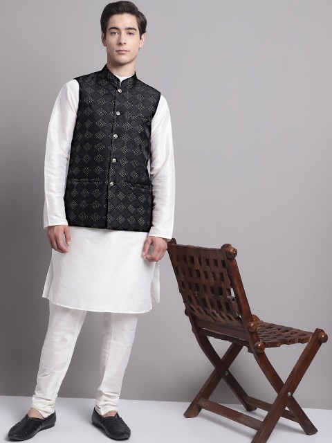 Jompers Woven Design Nehru Jacket - Image 5
