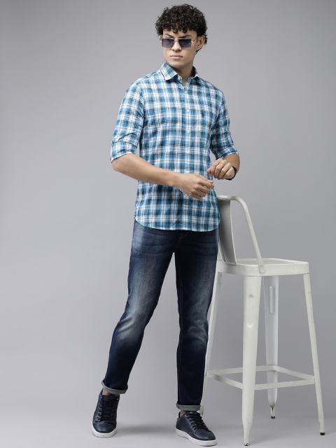 U.S. Polo Assn. Tailored Fit Checked Pure Cotton Casual Shirt - Image 6