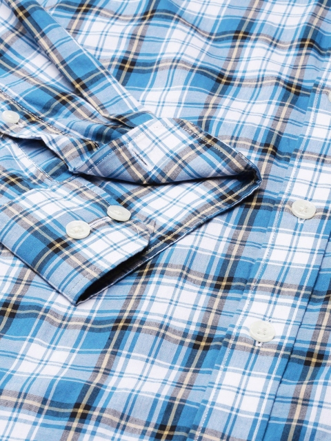 U.S. Polo Assn. Tailored Fit Checked Pure Cotton Casual Shirt - Image 3