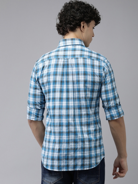 U.S. Polo Assn. Tailored Fit Checked Pure Cotton Casual Shirt - Image 5