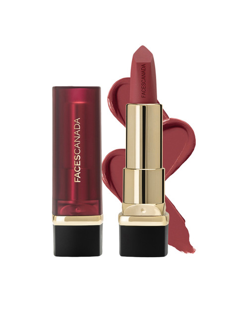 FACES CANADA Intense Color 8 Hr Stay Comfy Matte Creme Lipstick 4.2 g - Keepin It Real 18