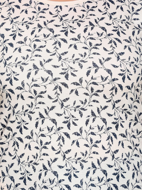 IN Love Plus Size Printed Cotton Longline Lounge T-Shirt - Image 2