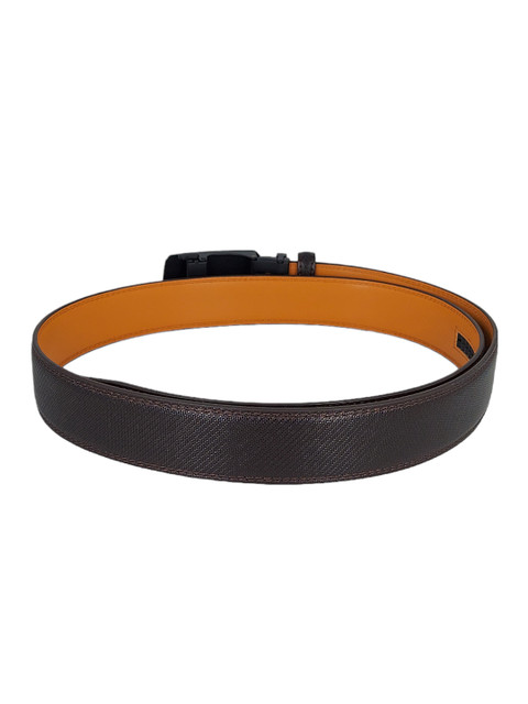 ZORO Men Textured Slim Leather Belt - Image 4