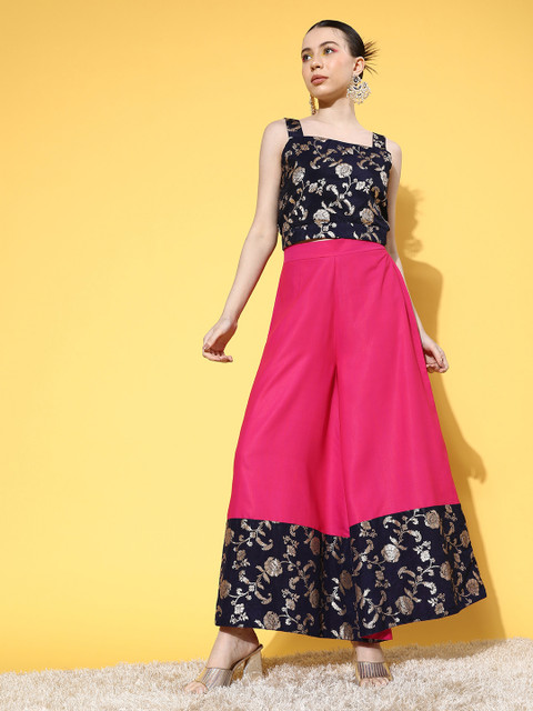 InWeave Women Brocade Ethnic Co-Ords