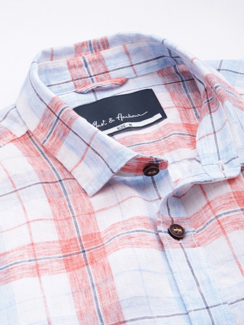 Mast & Harbour Men Cotton Checked Casual Shirt - Image 2