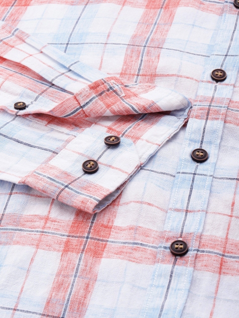 Mast & Harbour Men Cotton Checked Casual Shirt - Image 3