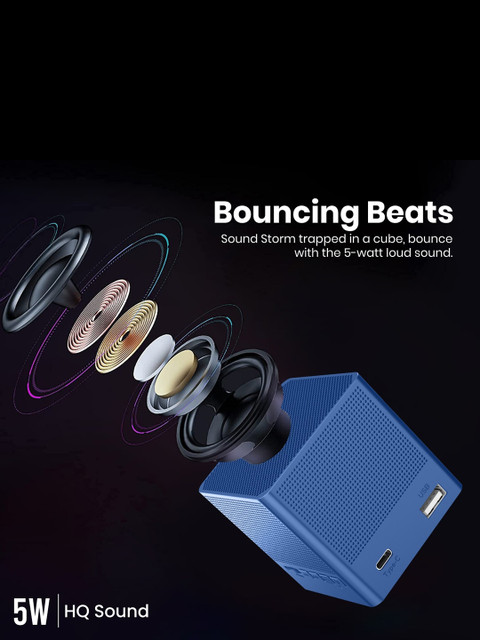 Portronics Bounce 2 5W Portable Bluetooth With In-Built FM Speaker - Image 5