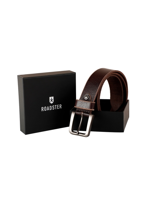 Roadster Men Leather Casual Belts - Image 7