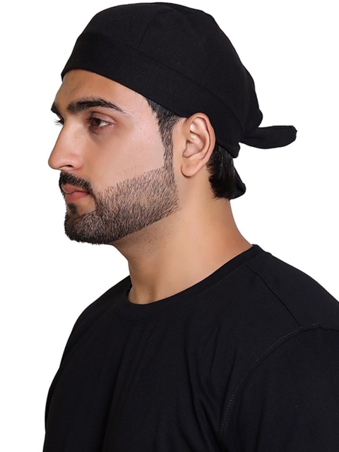 Gajraj Unisex Pack Of 2 Cotton Patka Skull Caps - Image 3