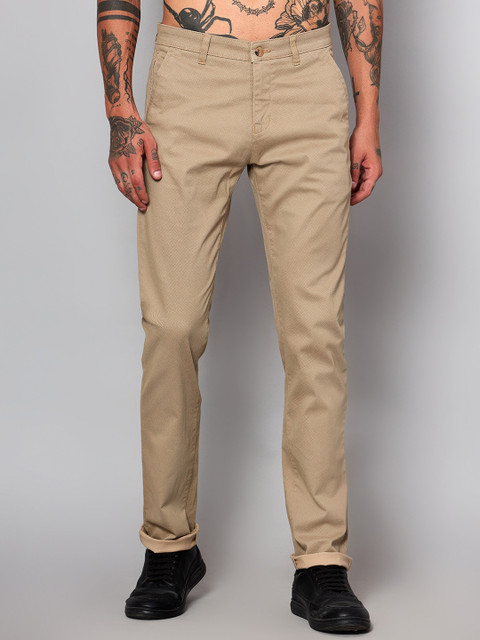 Cantabil Men Comfort Cotton Casual Trousers