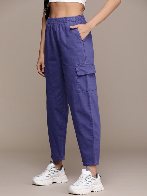 Roadster Women Pure Cotton Cargos Trousers