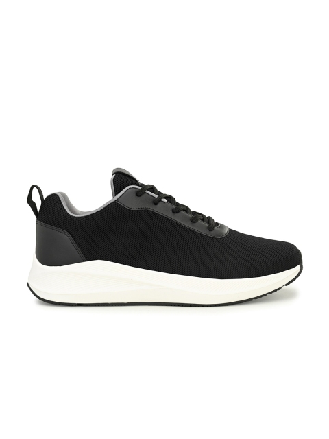 HRX by Hrithik Roshan Men Black & White Memory Foam Mesh Running Shoes - Image 4