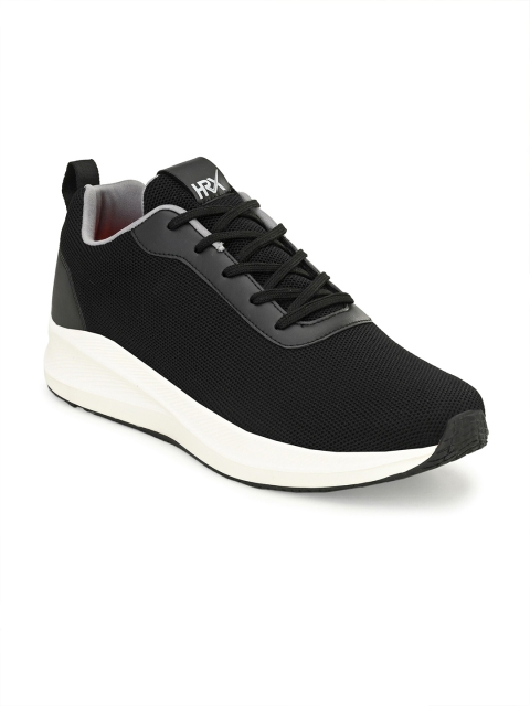 HRX by Hrithik Roshan Men Black & White Memory Foam Mesh Running Shoes - Image 2