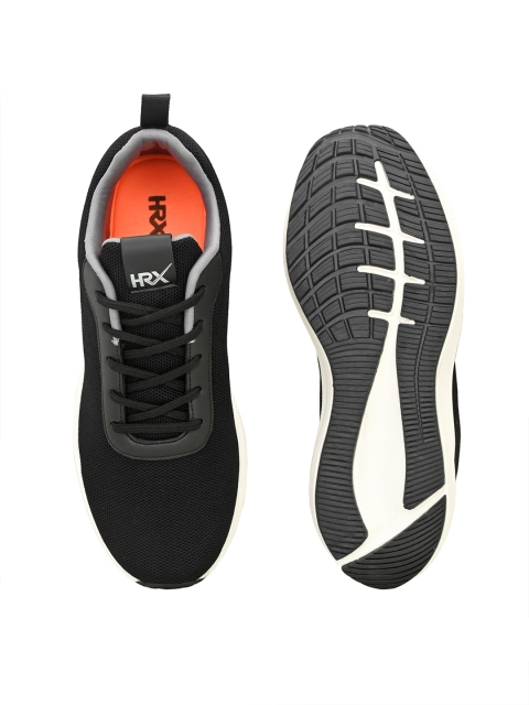 HRX by Hrithik Roshan Men Black & White Memory Foam Mesh Running Shoes - Image 5
