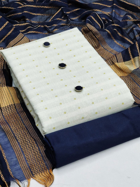 KALINI Ethnic Motifs Woven Design Unstitched Dress Material