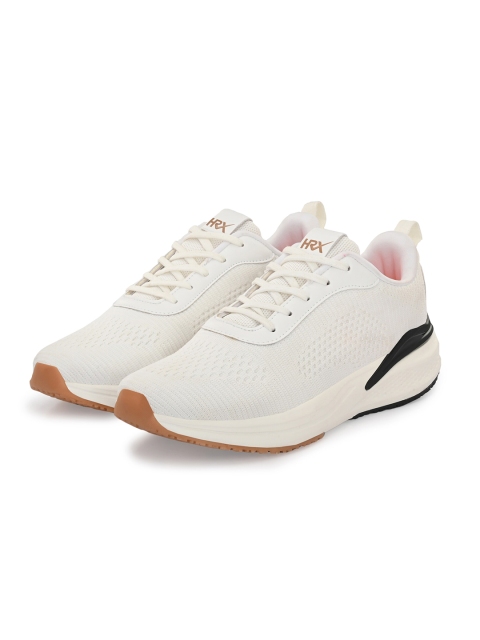 HRX by Hrithik Roshan Men White Mesh Flyknit Running Non-Marking Shoes - Image 7