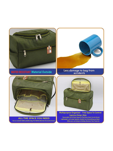 atorakushon Textured Water Resistant Travel Vanity Pouch - Image 7