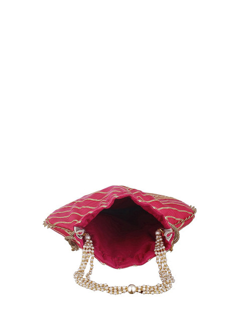 Priyaasi Embellished Potli Clutch - Image 5