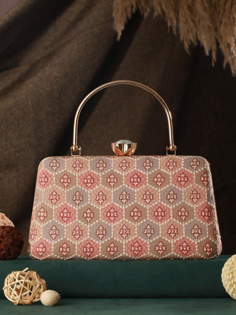 Priyaasi Embroidered Box Clutch