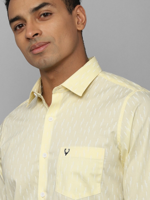 Allen Solly Slim Fit Abstract Printed Opaque Cotton Casual Shirt - Image 2