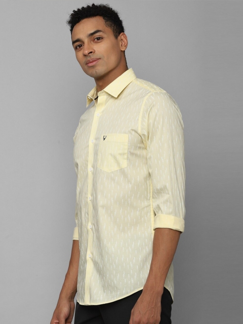 Allen Solly Slim Fit Abstract Printed Opaque Cotton Casual Shirt - Image 3