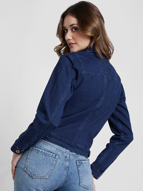 SPYKAR Denim Jacket with Patchwork - Image 4