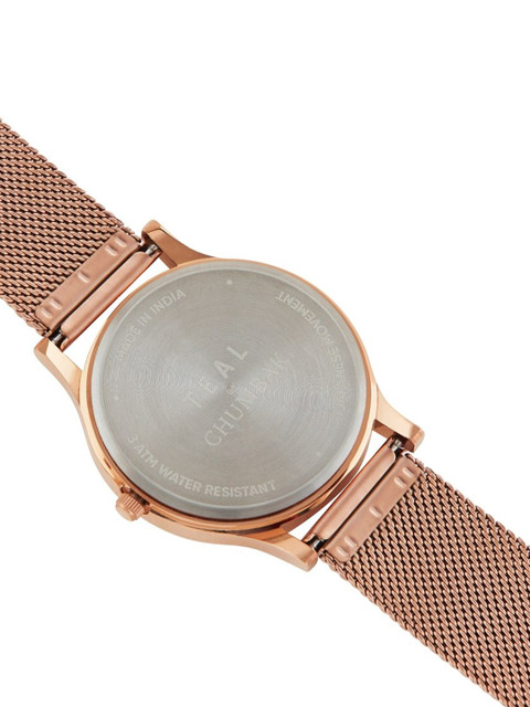 TEAL BY CHUMBAK Women Bracelet Style Straps Analogue Watch - Image 4