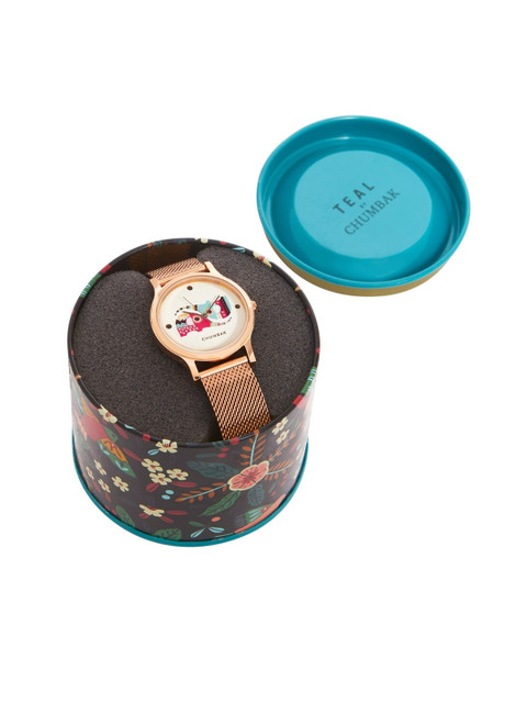 TEAL BY CHUMBAK Women Bracelet Style Straps Analogue Watch - Image 6