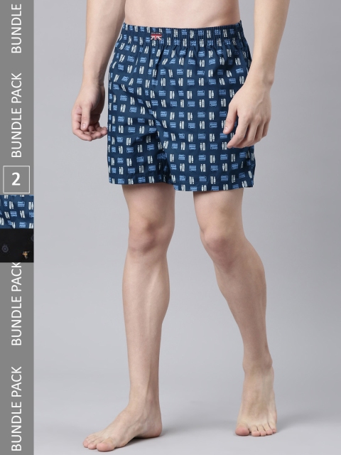 Pepe Jeans Pack Of 2 Printed Pure Cotton Boxers 8904311381952