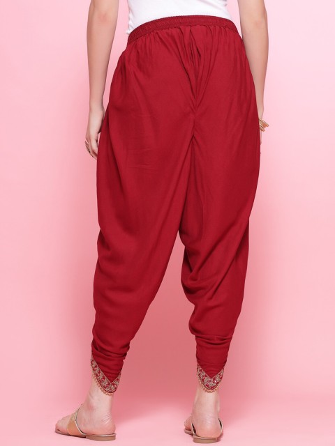 Clora Creation Women Embroidered Dhoti Pants - Image 3