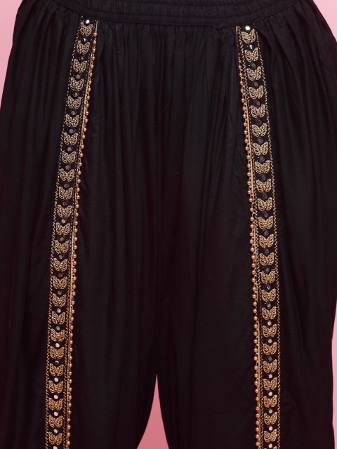 Clora Creation Women Embroidered Dhoti Pants - Image 6