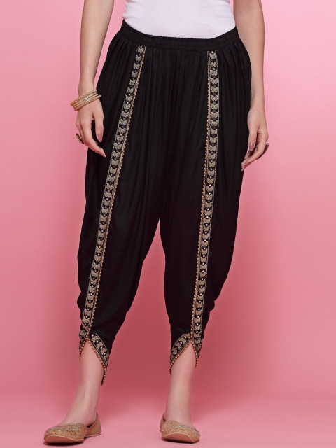 Clora Creation Women Embroidered Dhoti Pants