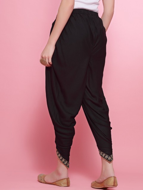 Clora Creation Women Embroidered Dhoti Pants - Image 3