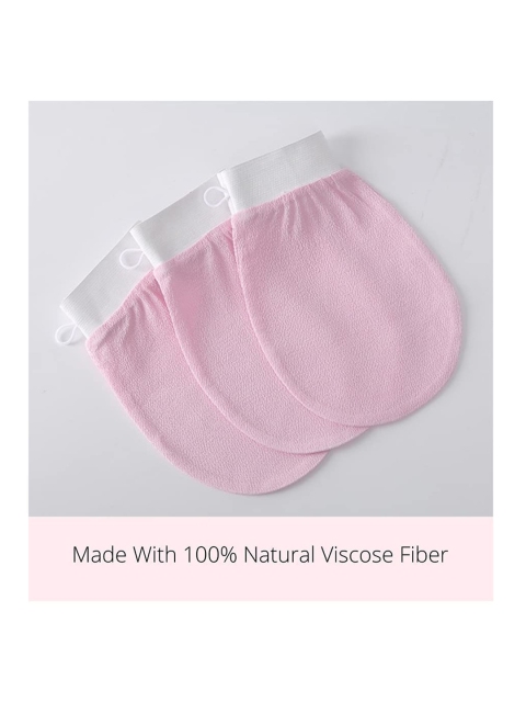 Getmecraft AE112 Exfoliating Bath Glove & Body Scrub Tool - Pink - Image 2