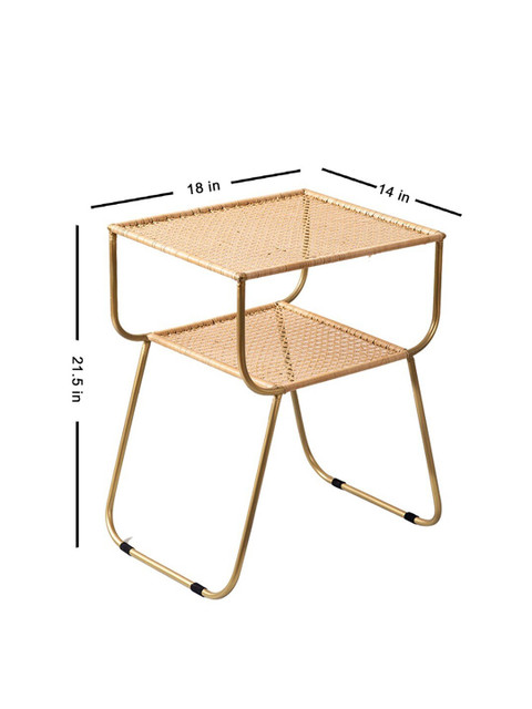 nestroots Beige Weeker Two Time Magazine Table - Image 4