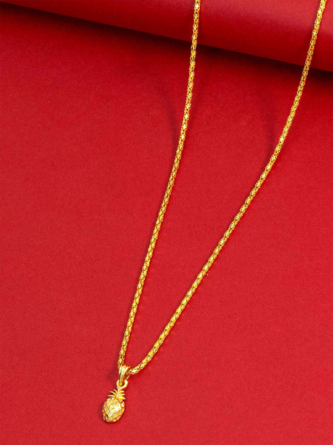 Ramdev Art Fashion Jwellery Brass Gold-Plated Necklace