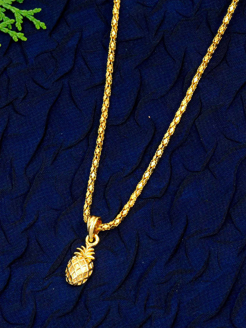 Ramdev Art Fashion Jwellery Brass Gold-Plated Necklace - Image 4