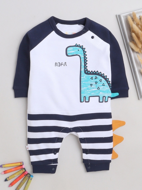 BUMZEE Infant Boys Printed Pure Cotton Romper