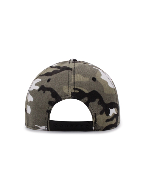 JENNA Unisex Printed Adjustable Snapback Cap With Flat Brim - Image 4