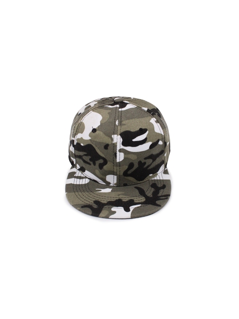 JENNA Unisex Printed Adjustable Snapback Cap With Flat Brim - Image 2