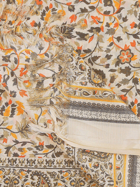 Dupatta Bazaar Floral Printed Art Silk Dupatta - Image 2