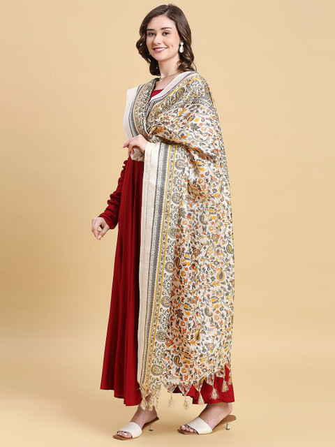 Dupatta Bazaar Floral Printed Art Silk Dupatta - Image 3