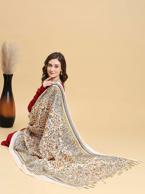 Dupatta Bazaar Floral Printed Art Silk Dupatta - Image 6