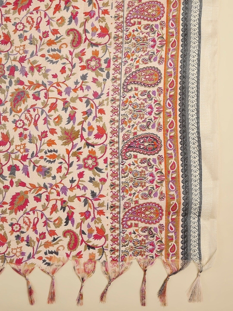 Dupatta Bazaar Floral Printed Art Silk Dupatta - Image 7