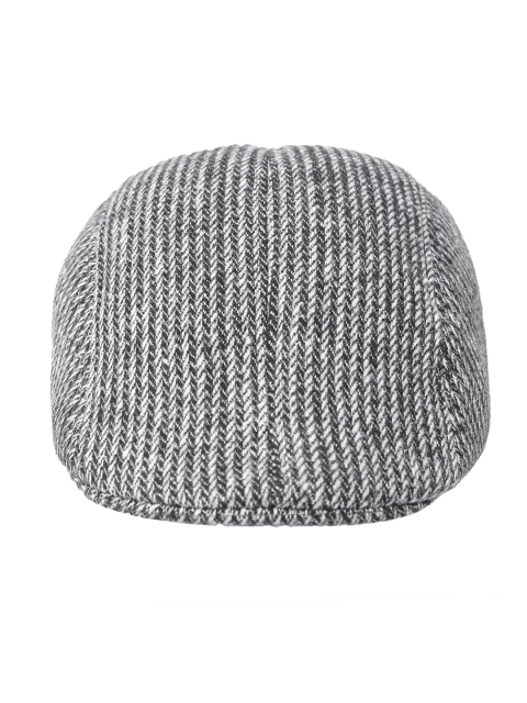 Zacharias Men Self Design Woollen Ascot Cap With Earmuff - Image 2