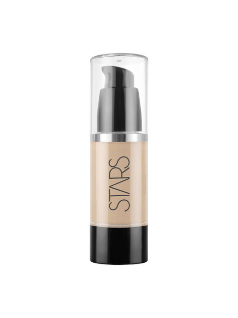 Stars Cosmetics Face Makeup HD Flawless Matt Finish Liquid Foundation-30ml-Ivory