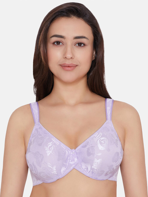 Wacoal Plus Size Self Design Rapid-Dry Bra With Full Coverage Underwired